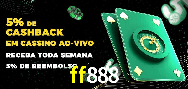 Promoções do cassino ao Vivo ff888